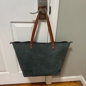 Portland Leather Oversized Tote Bag